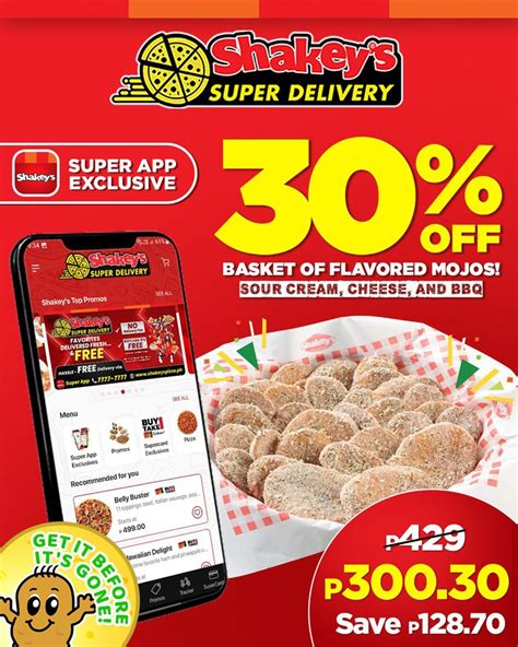 shakeys promo today|Shakey’s Super App .